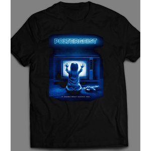 VINTAGE HORROR MOVIE POLTERGEIST POSTER T-SHIRT